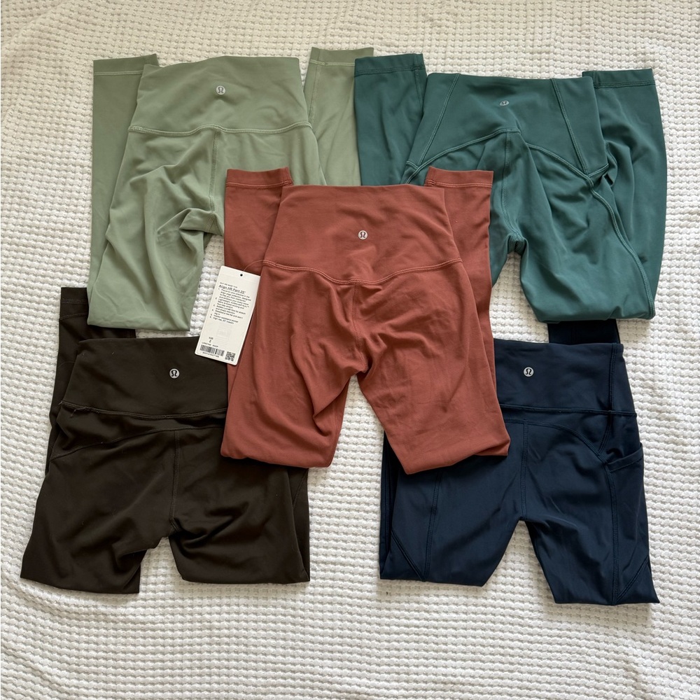 Bundle of 5 Lululemon Leggings Size 2